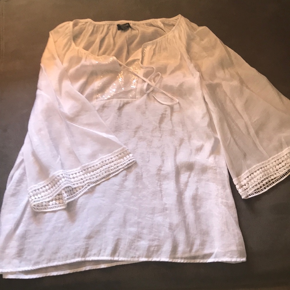 Tunic with sequins